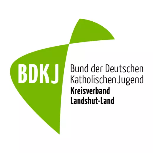 Das Kreuzsegel zusammen mit dem Schriftzug bildet das Logo des BDKJ Landshut-Land.
